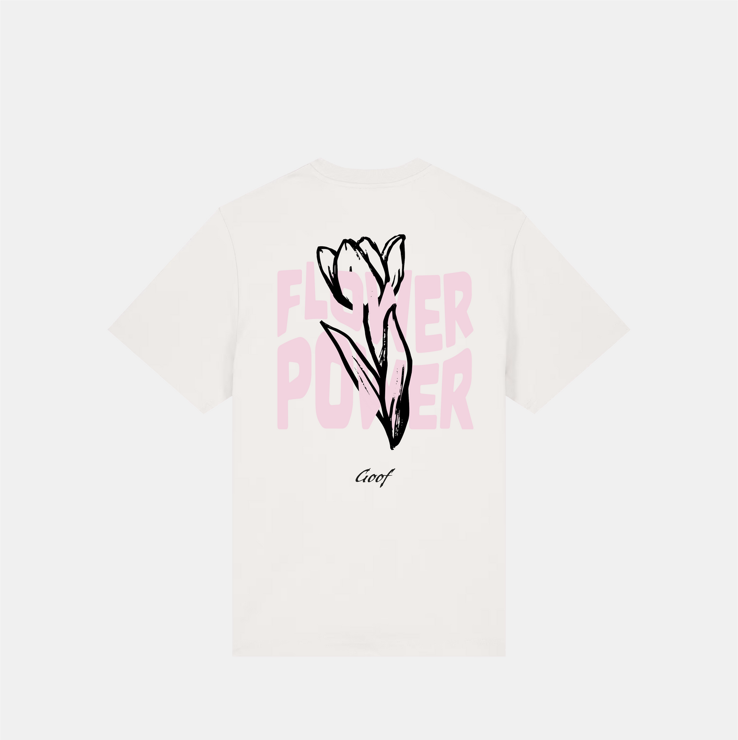 Flower Power Tee - Off white