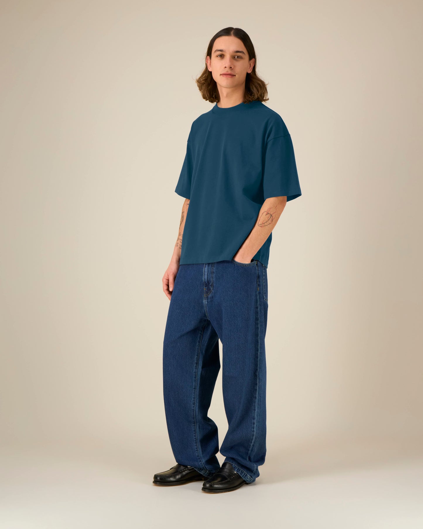 Essential Tee - Ocean blue