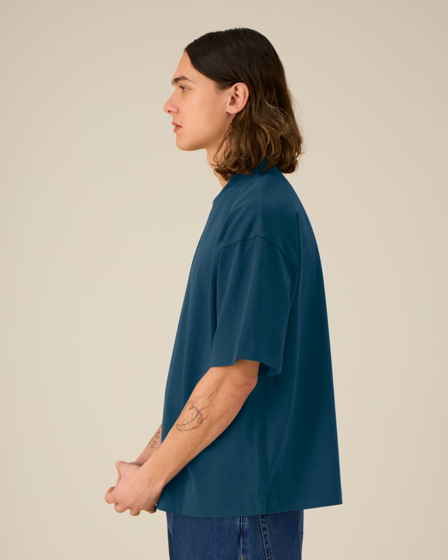 Essential Tee - Ocean blue