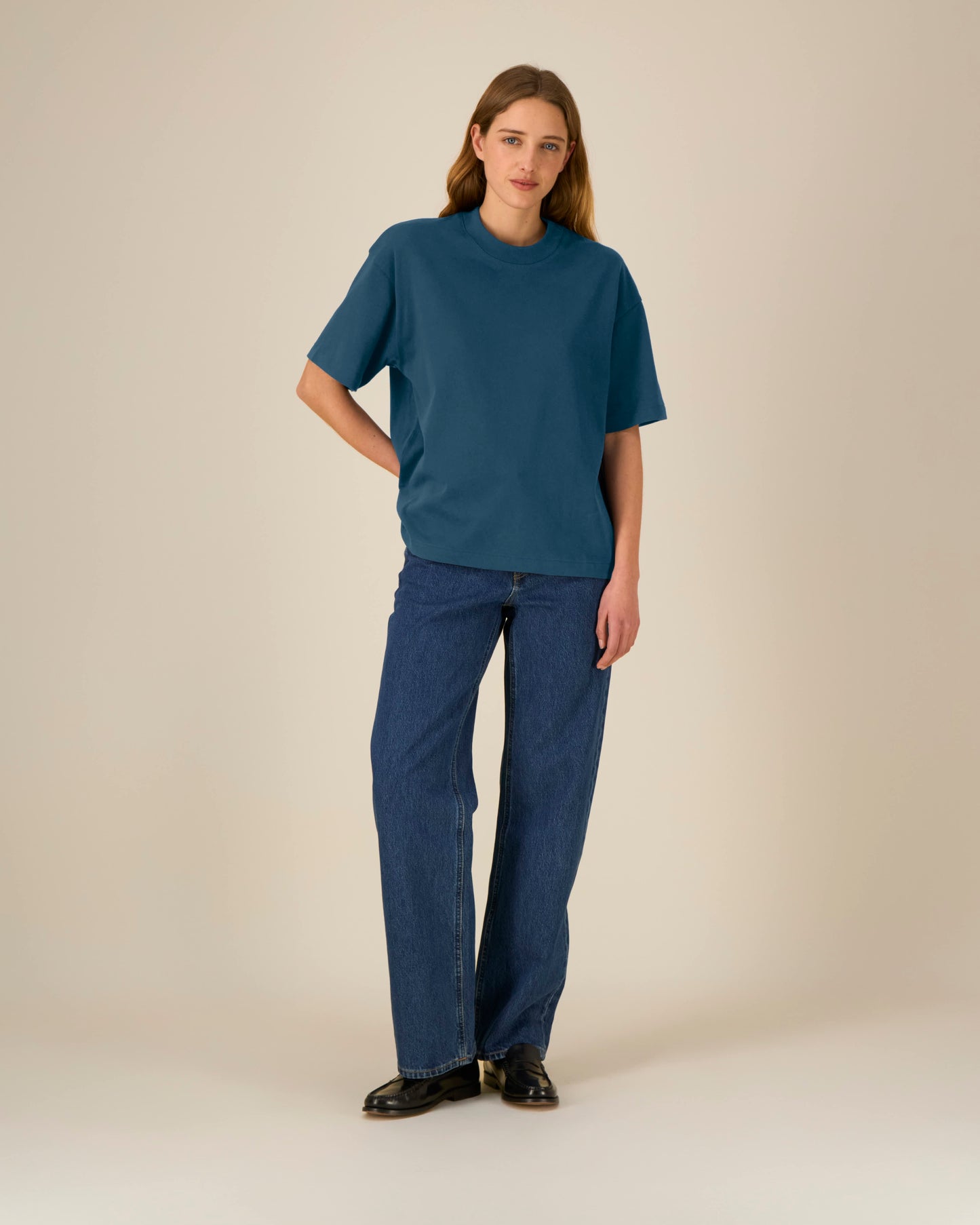 Essential Tee - Ocean blue