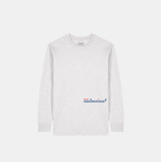 Meaning Longsleeve - Cool grey
