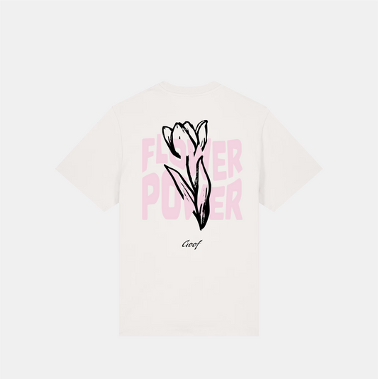 Flower Power Tee - Off white