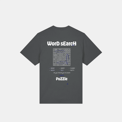 Wordsearch Tee - Grey