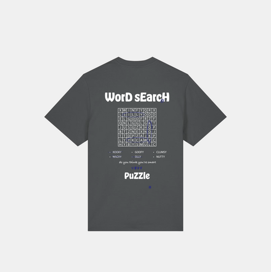 Wordsearch Tee - Grey